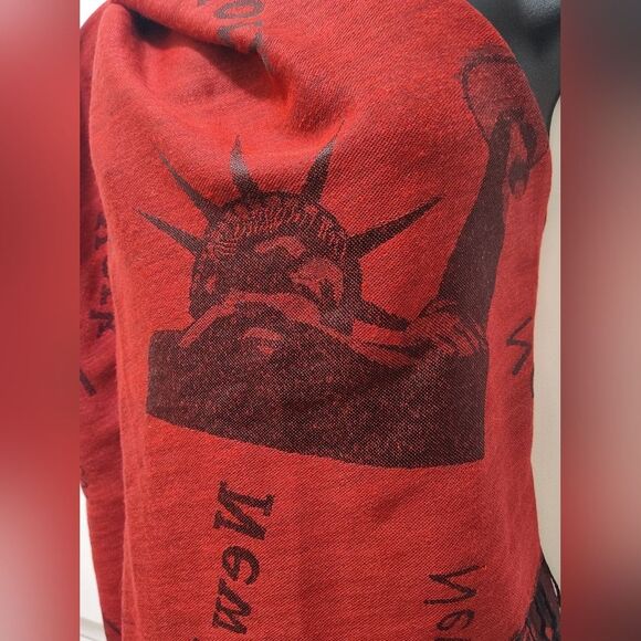 🏷New York Themed Pashmina Shawl Wrap Scarf - Picture 2 of 3
